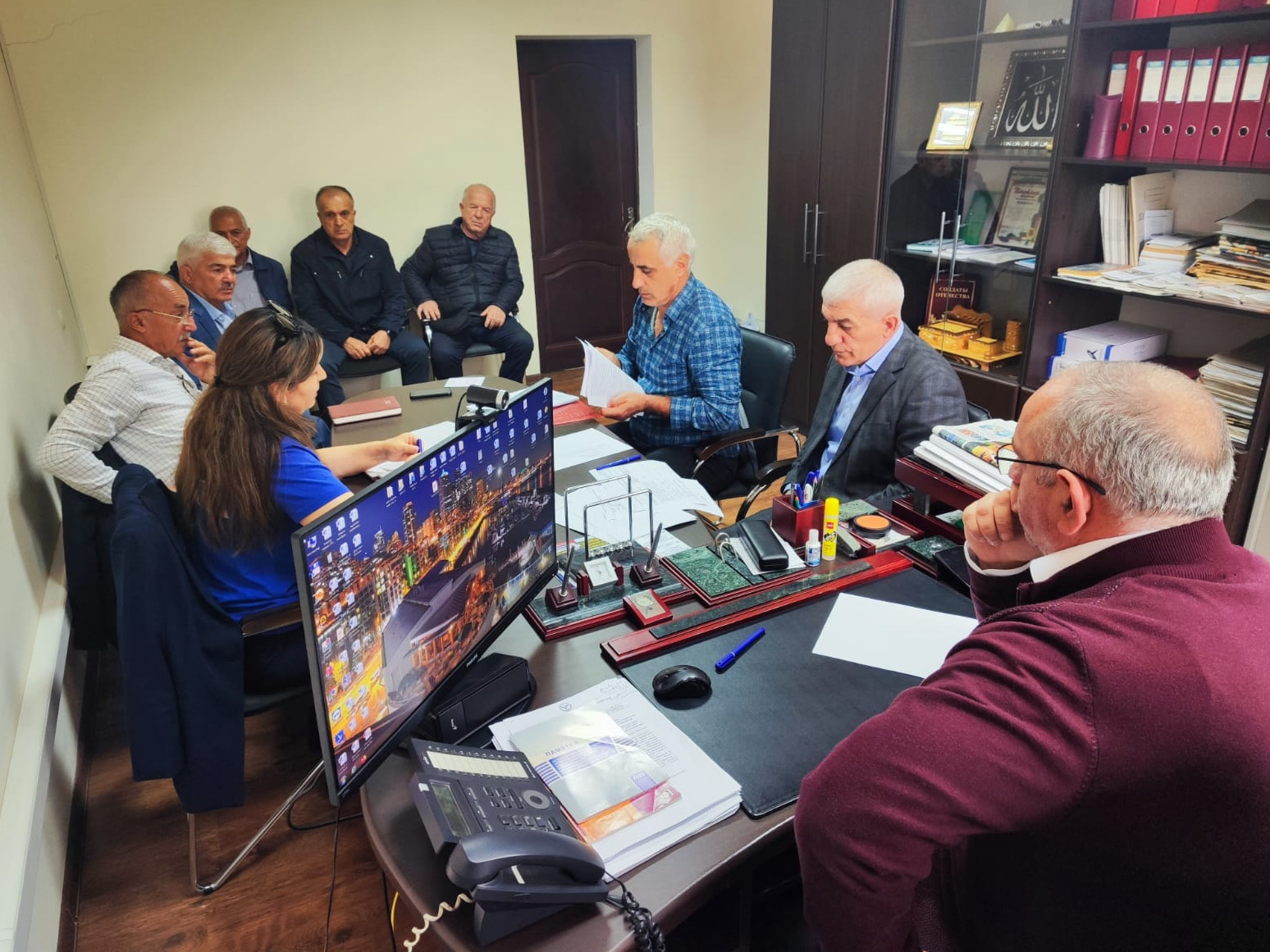 Профилактический визит работников отдела надзорной деятельности МЧС Дагестана.